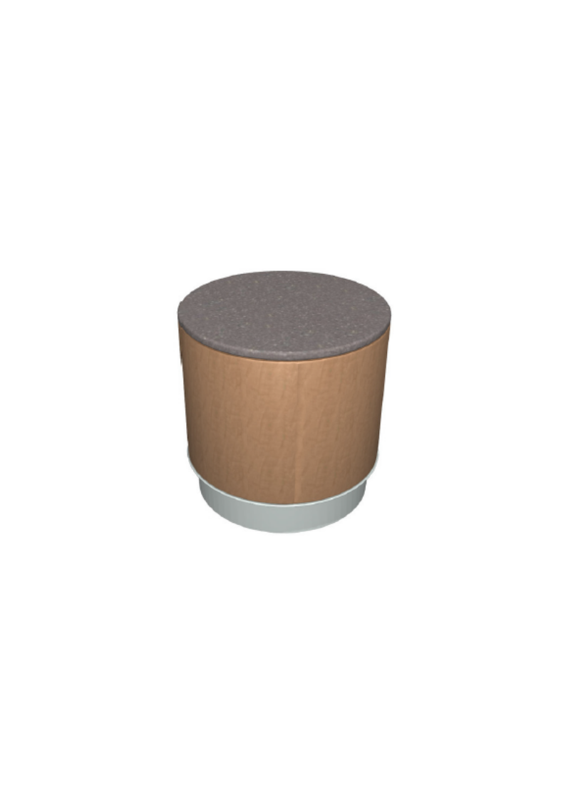 20" Table w/Solid Surface