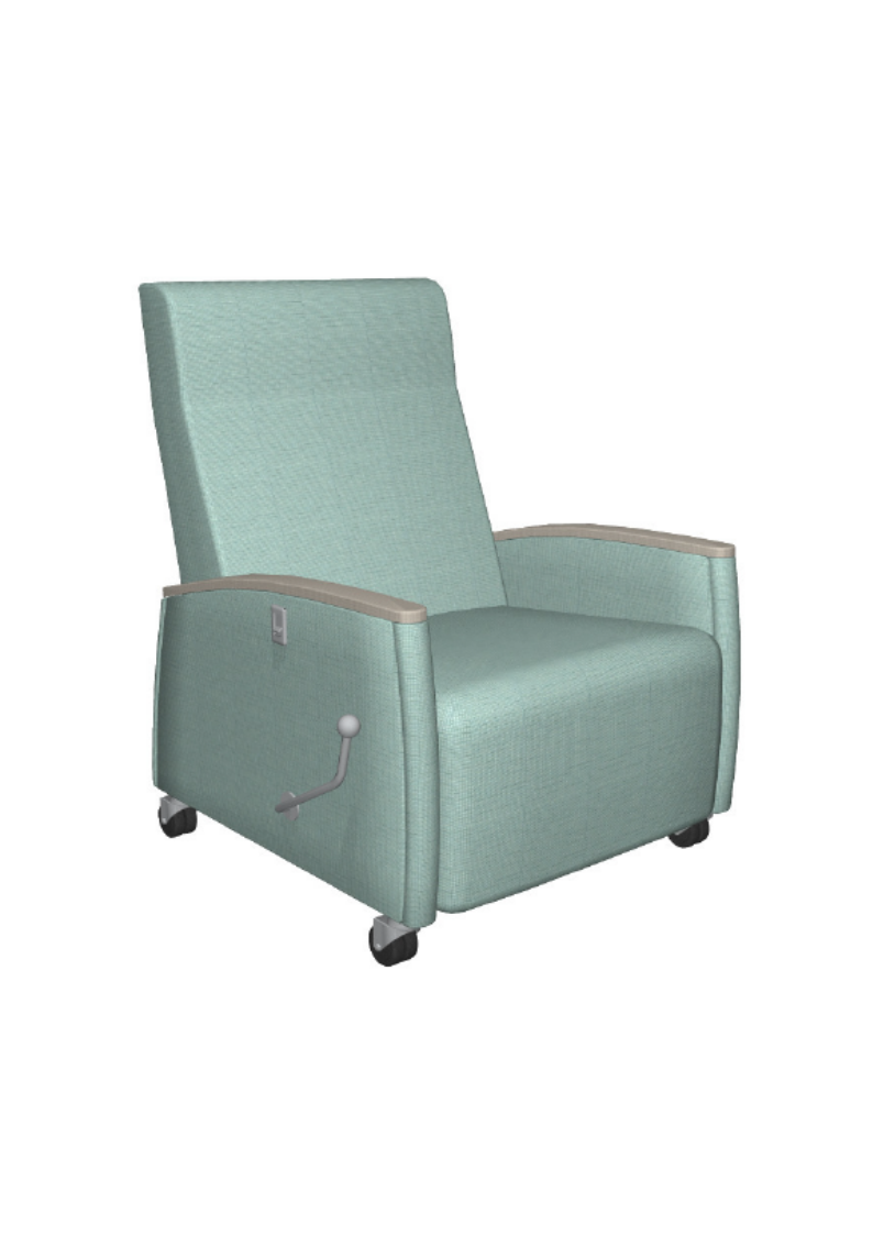 Locking Back Bariatric Recliner
